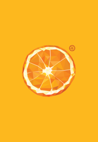 Обои апельсин