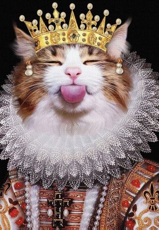 Котенок в короне