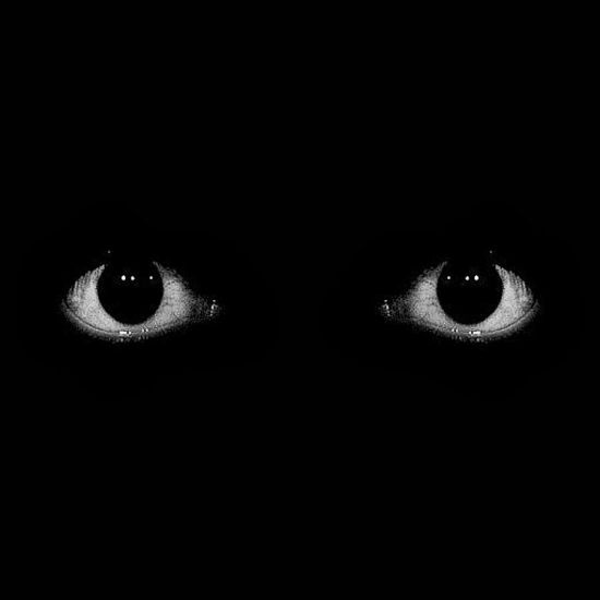 Белые глаза в темноте
