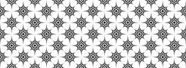 Геометрический орнамент черно белый