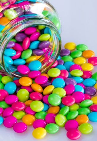 Конфеты разноцветные шарики