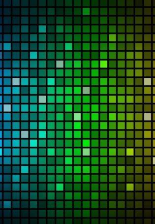 Разноцветные пиксели на экране