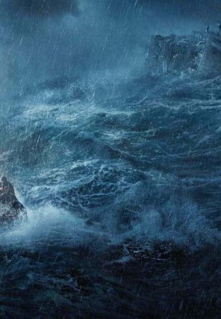 Лодка в шторм