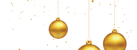 Новогодние шары золотые