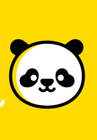 Желтая панда