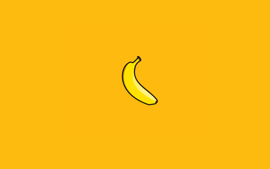 Банан черного цвета