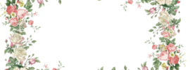 Прямоугольный фон с цветами