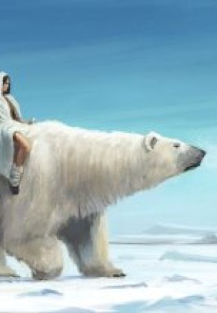 Постер белый медведь