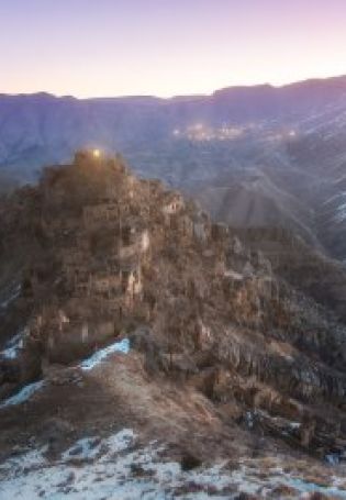 Фон горы дагестана
