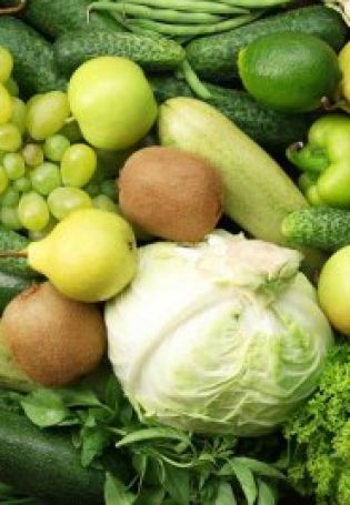 Зеленые фрукты и овощи картинки