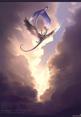 Летящий дракон картинки