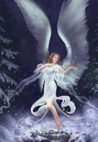 Зимние ангелы картинки