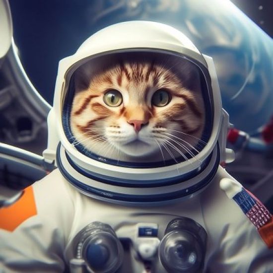 Кот космонавт картинки
