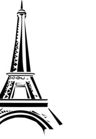 Эйфелева башня рисунок