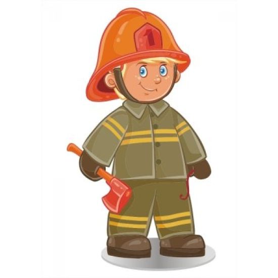 Рисунок пожарника