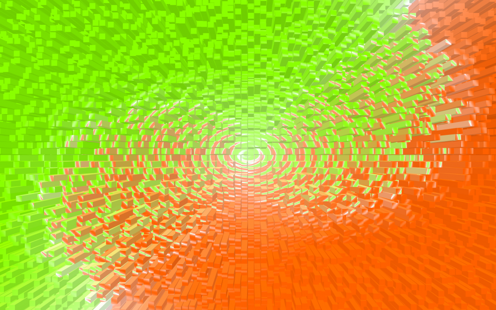 Градиент отзеленог ккрасеому