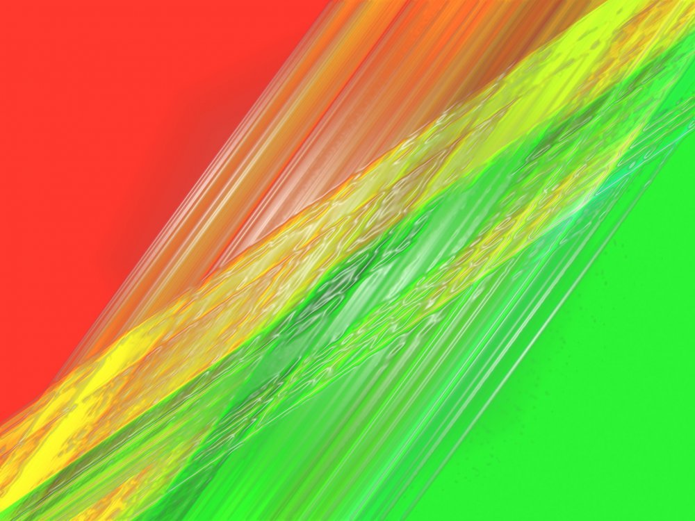 Красно зеленая абстракция