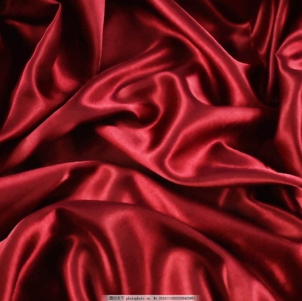 Красный шелк