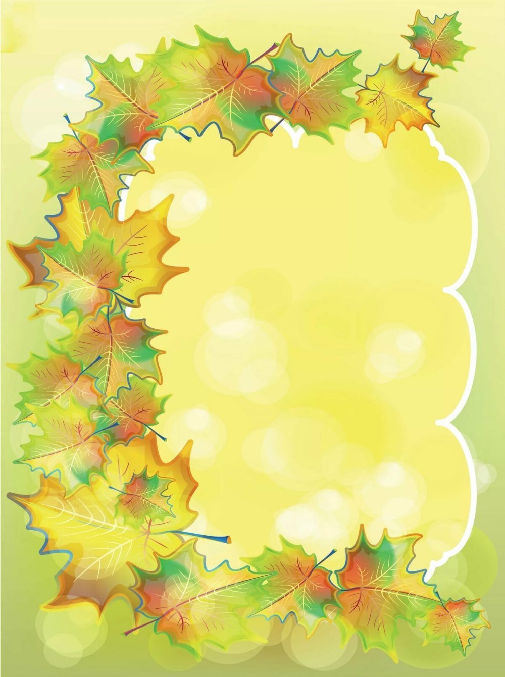 Фон для презентации осень