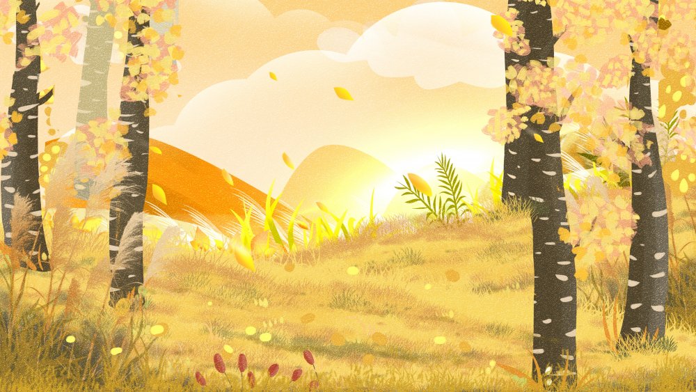 Красивый осенний фон