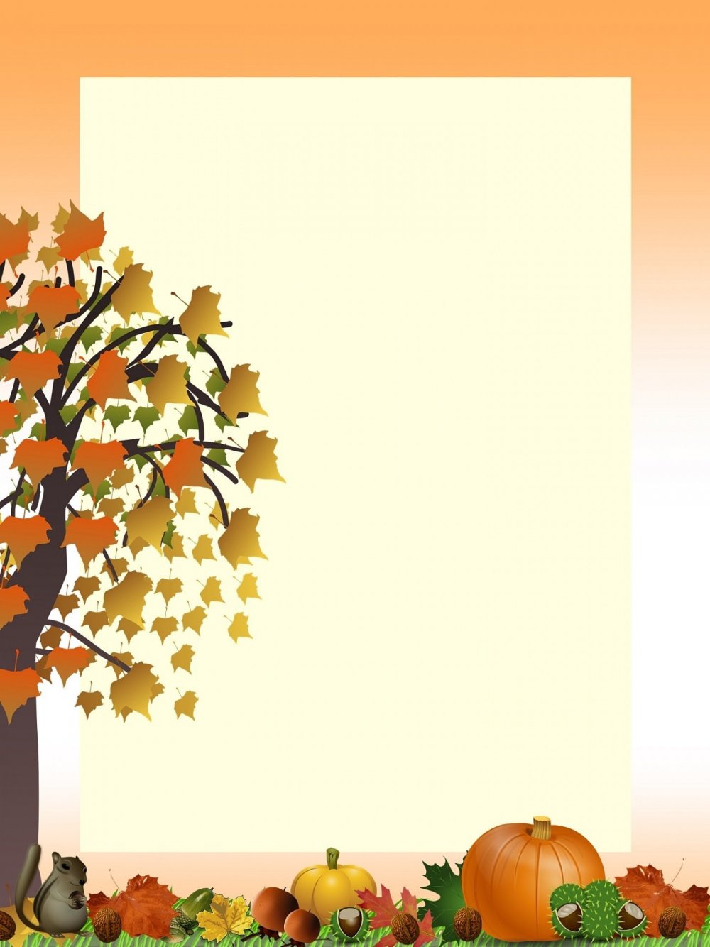 Детские фоны осень