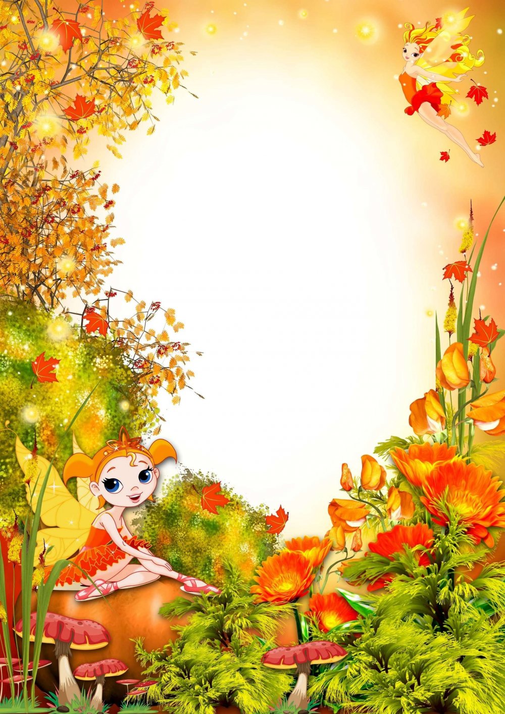 Осенний фон для презентации