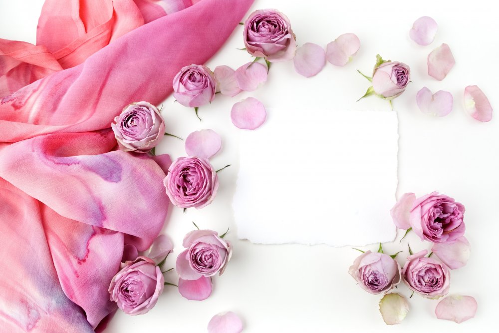 Фотофон нежно розовый