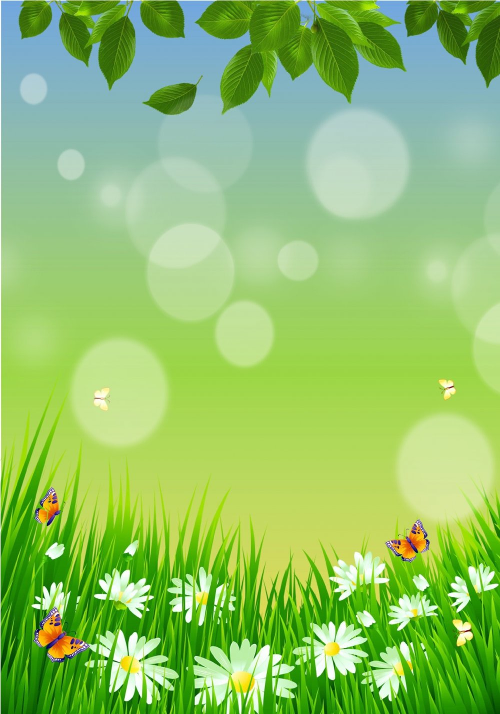 Красивый летний фон