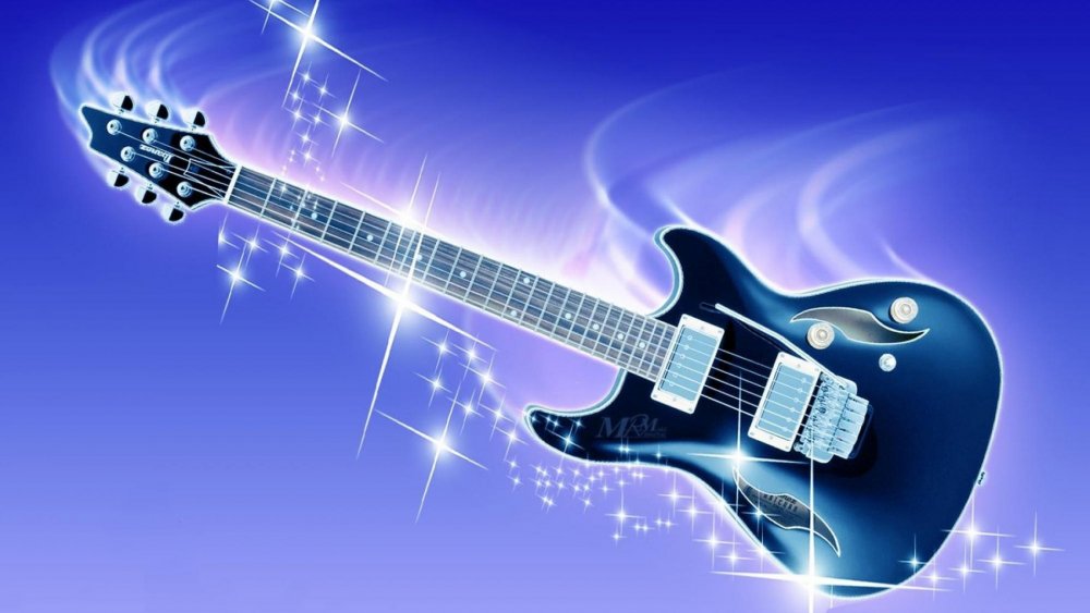 Открытки с изображением гитары