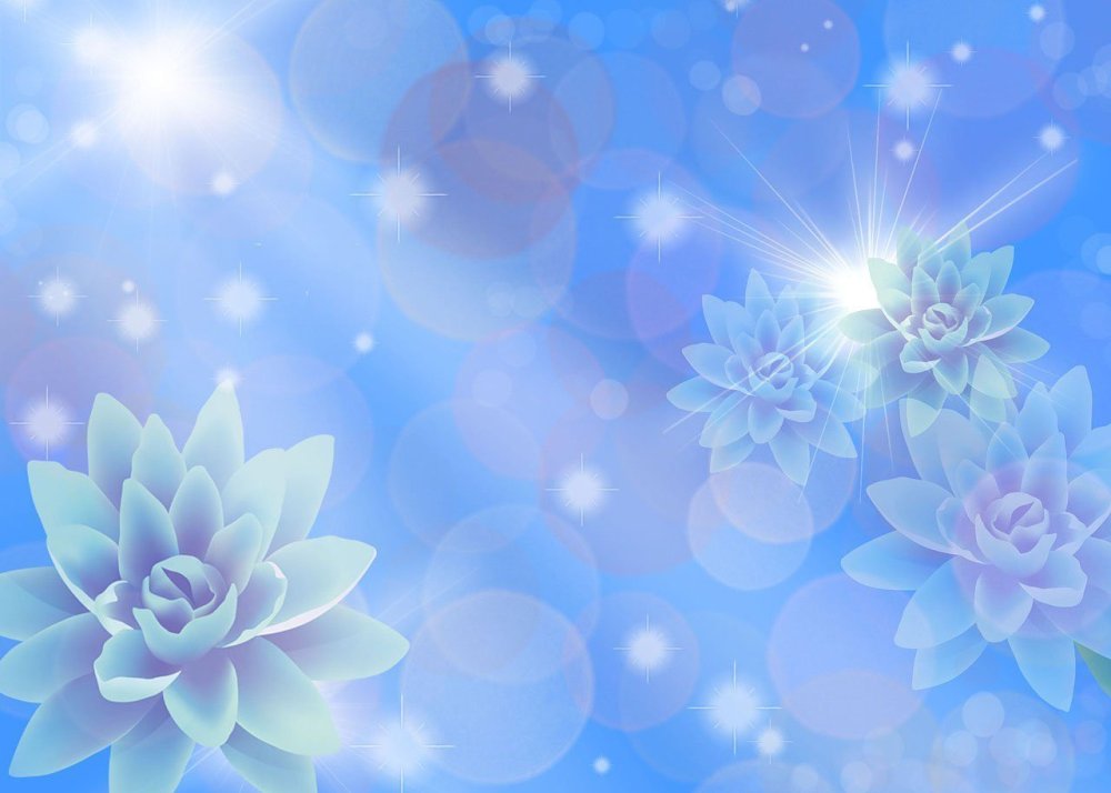 Нежно голубой фон