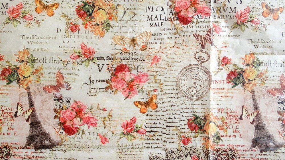 Газетный фон для скрапбукинга