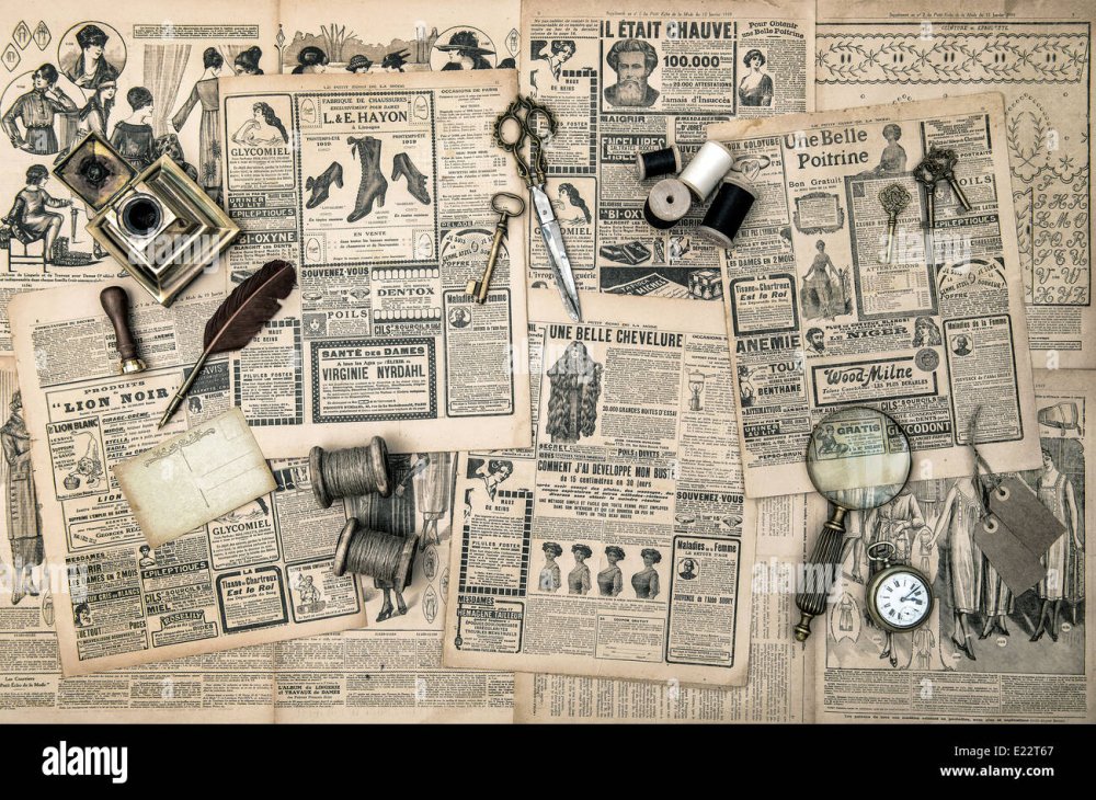 Коллаж в стиле газеты