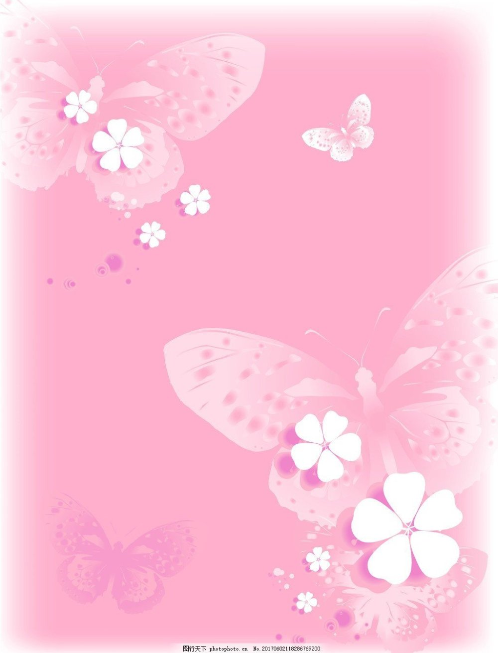 Фон розовый детский