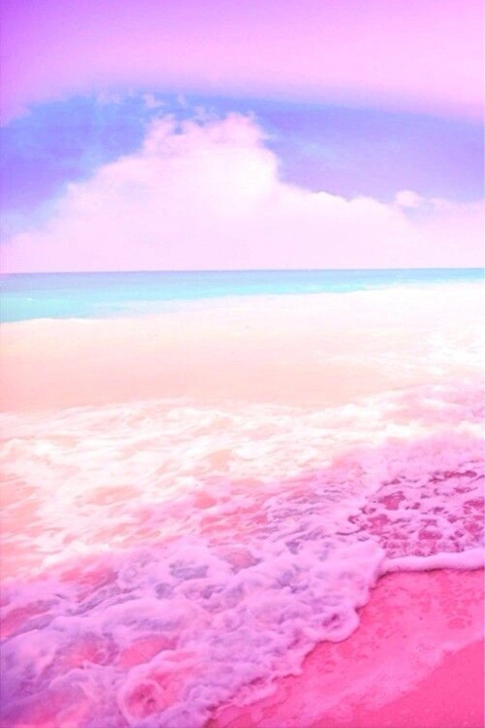 Розовое море