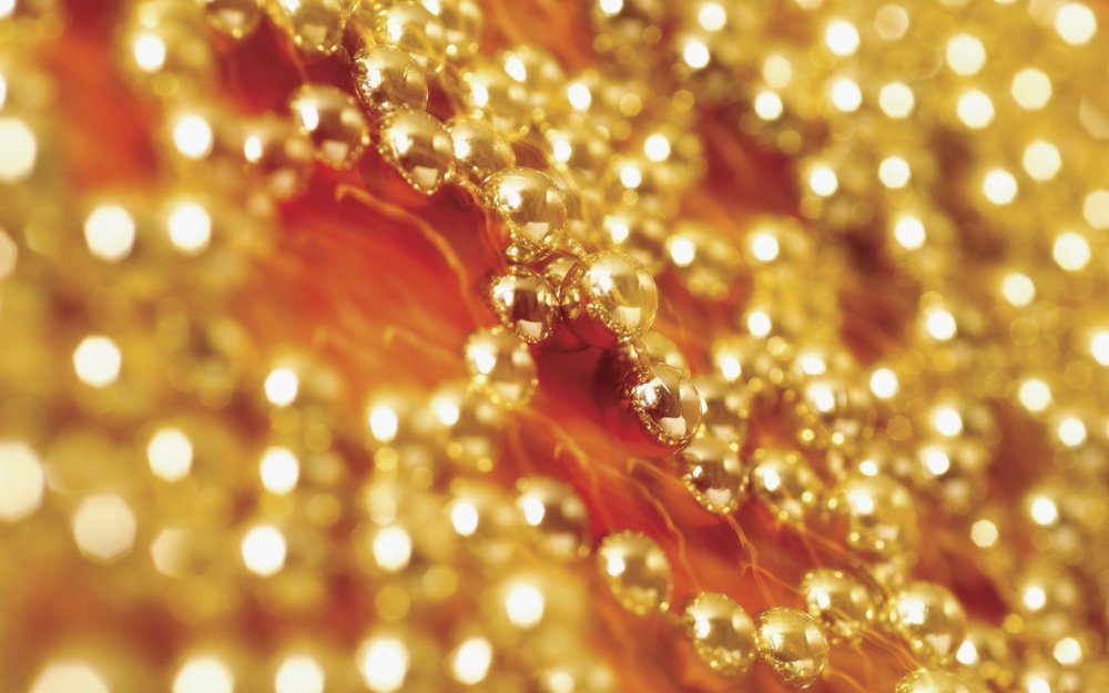 Золотистые блестки