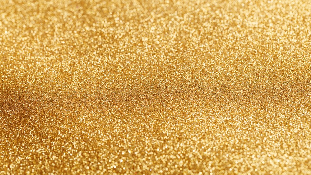 Золотистые блестки