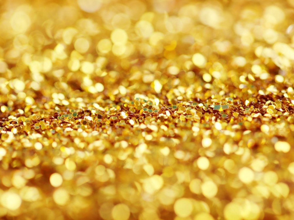 Фон боке золото