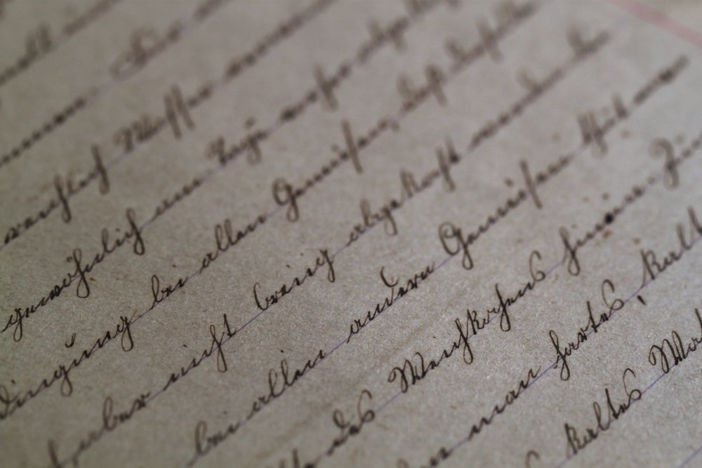 Старинный почерк