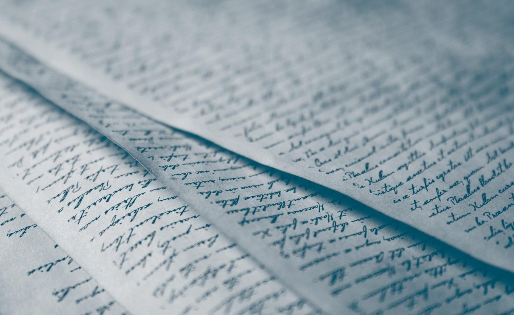 Фон рукопись