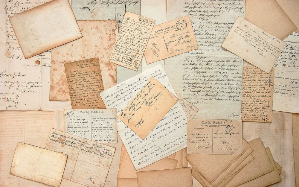 Старые письма фон