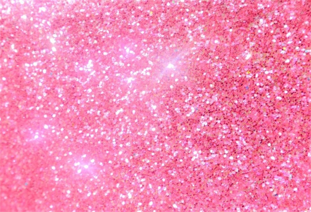 Розовый с блестками
