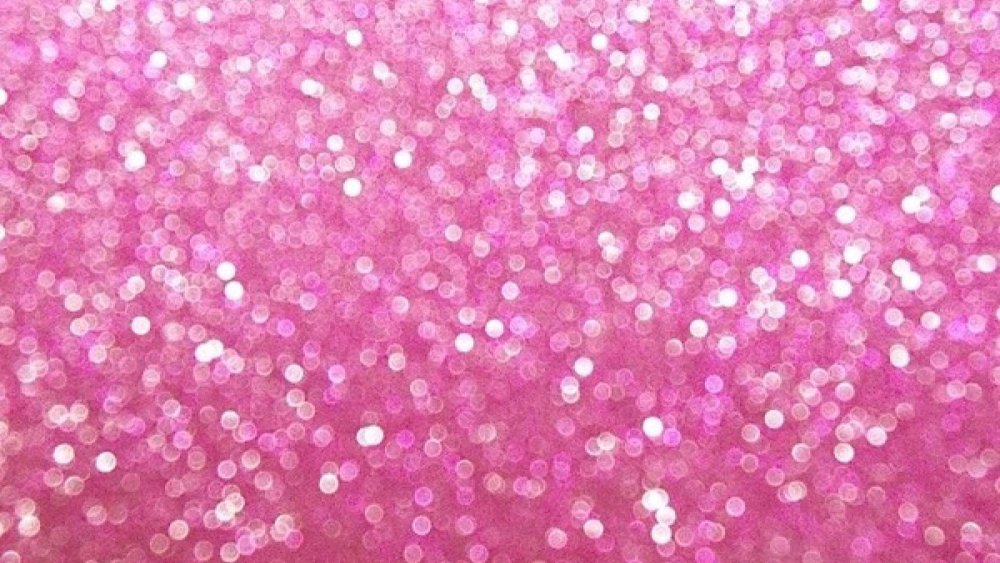 Розовые блестки