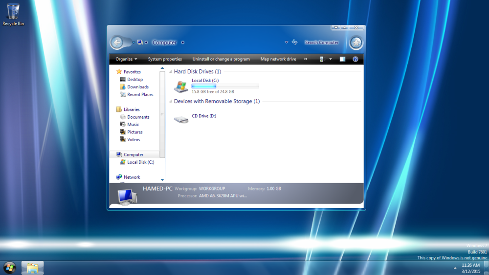 Windows XP рабочий стол