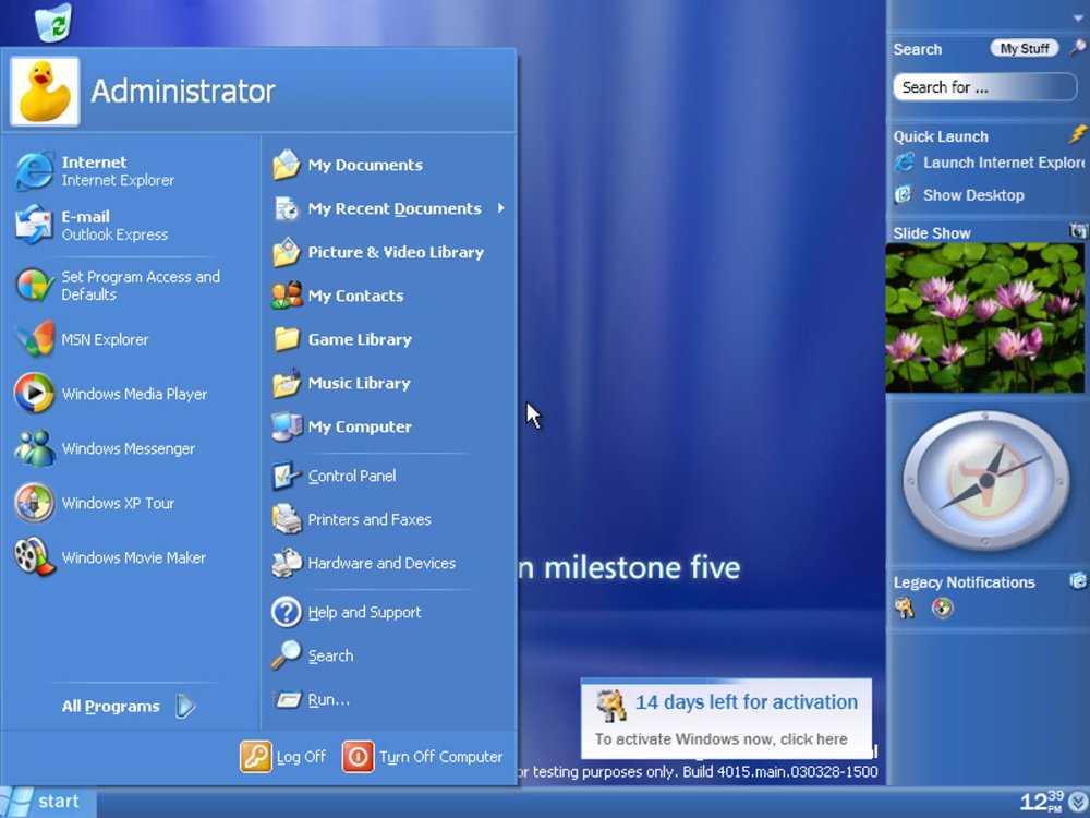 Windows Vista Longhorn