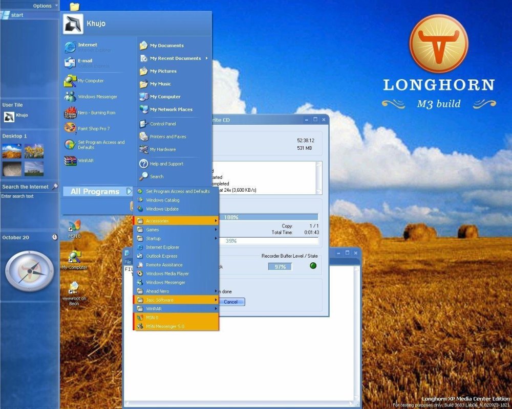 Windows Longhorn