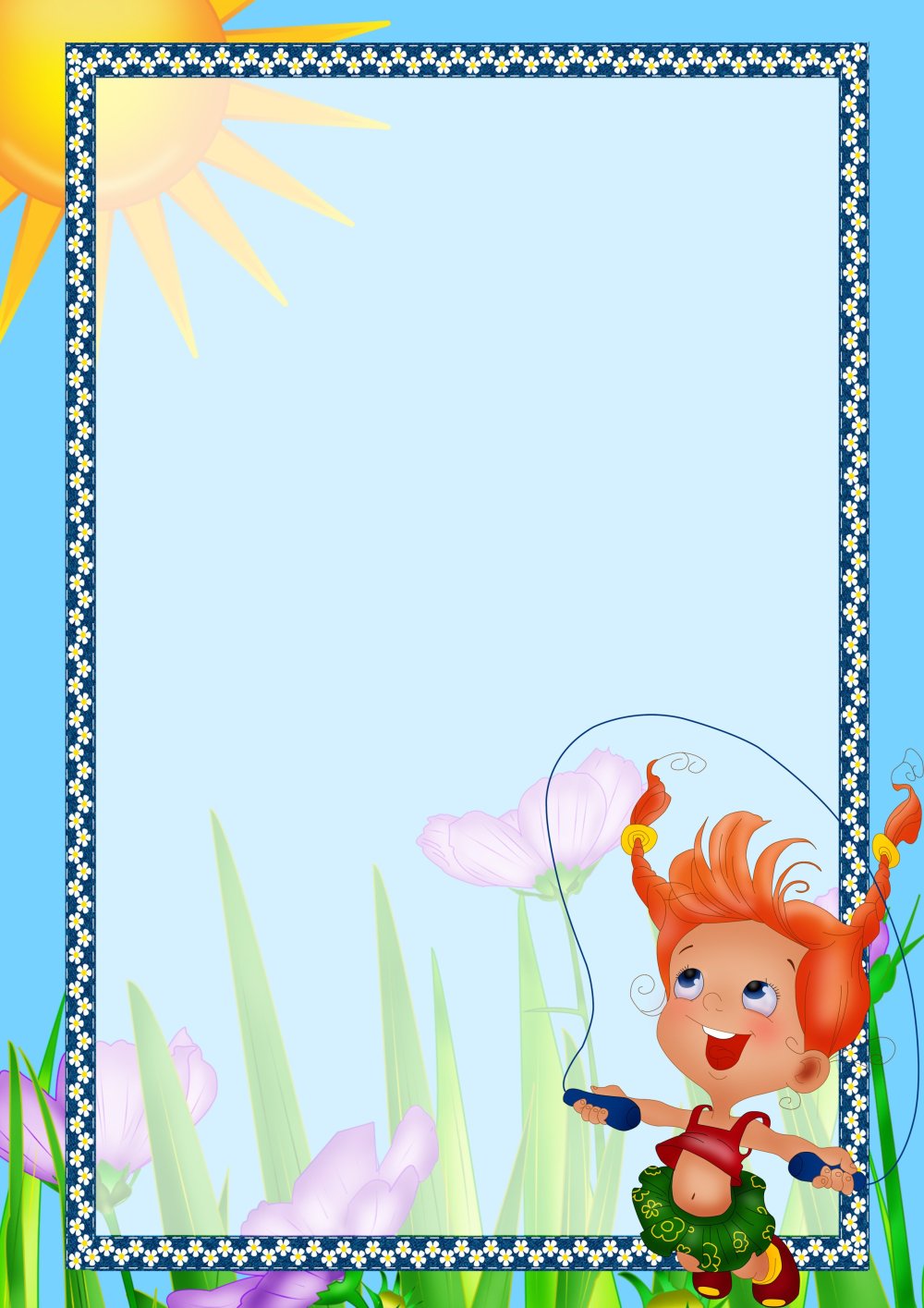 Спортивные фоны для детского сада