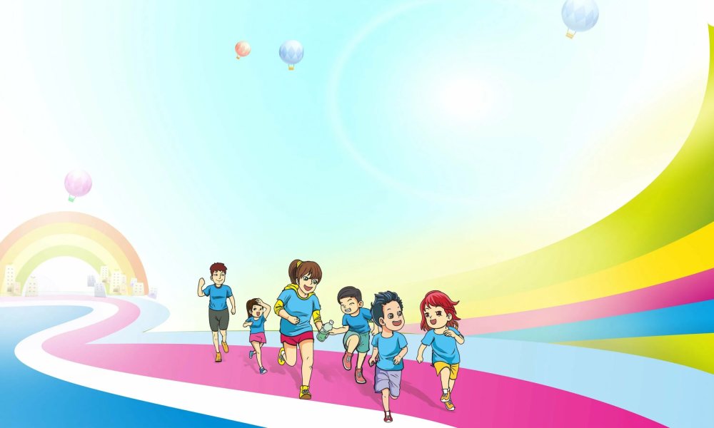 Спортивные фоны для детского сада