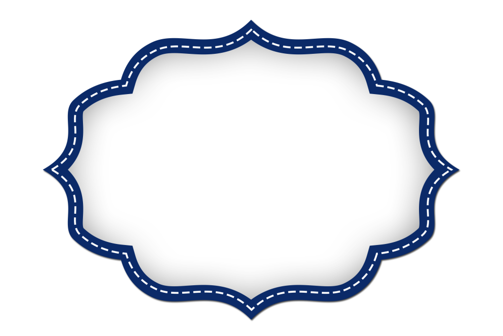 Фигурная рамка для текста