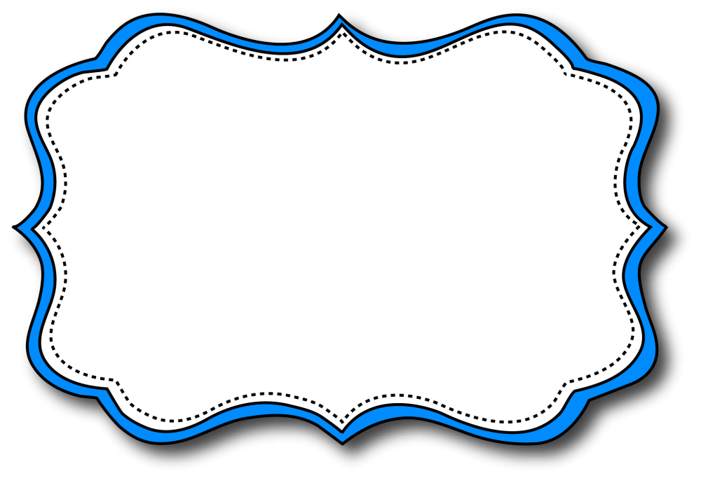 Красивая фигурная рамка