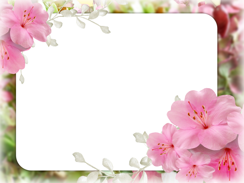 Рамка цветы